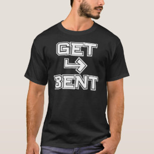 T-shirt Obtenez coudé