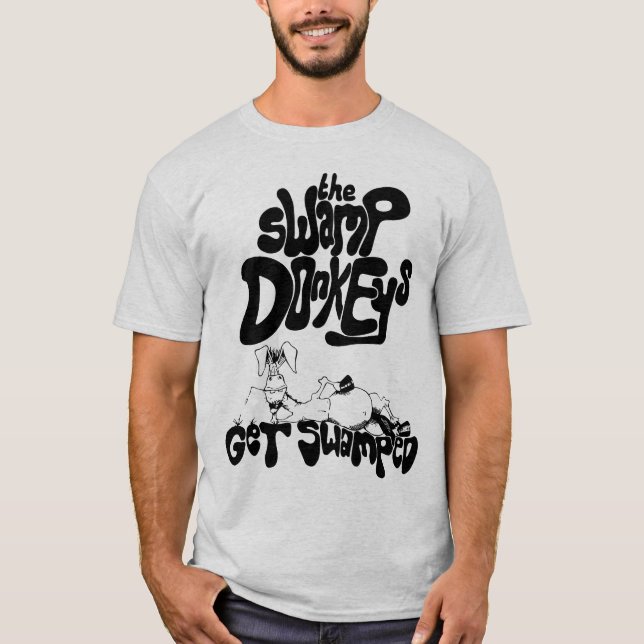 T-shirt Obtenez inondé - original (le logo noir) (Devant)