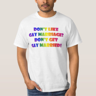 T-shirt Obtenez l'homosexuel marié !