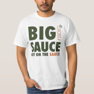T-shirt Obtenez sur la pièce en t de sauce