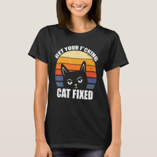 T-shirt Obtenez votre chat Fixe Animal Rescue