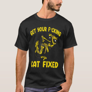 T-shirt Obtenez votre chat Fixe Halloween sauvetage animal