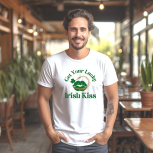 T-shirt Obtenez votre chic baiser irlandais hommes