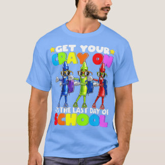 T-shirt Obtenez Votre Gris Le Dernier Jour Du Lancement Sc