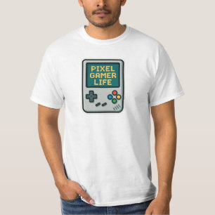 T-shirt Obtenez Votre Vie De Joueur Pixel Rétro – Parfait 