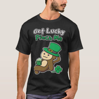 T-shirt Obtenir chanceux Pincez-moi chanceux Trèfle St Pat
