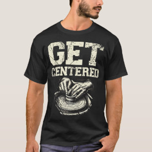 T-shirt Obtenir des céramiques centrées en argile Poterie