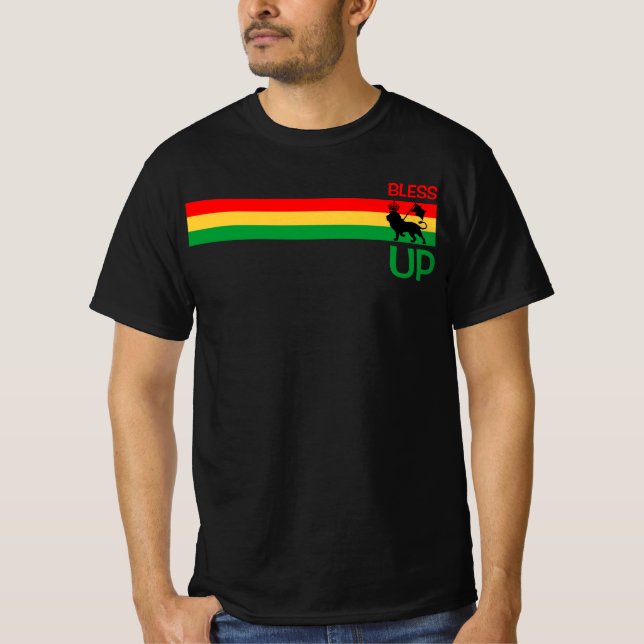 T-shirt Obtenir Tout Irie Rasta Reggae Jamaïque (Devant)