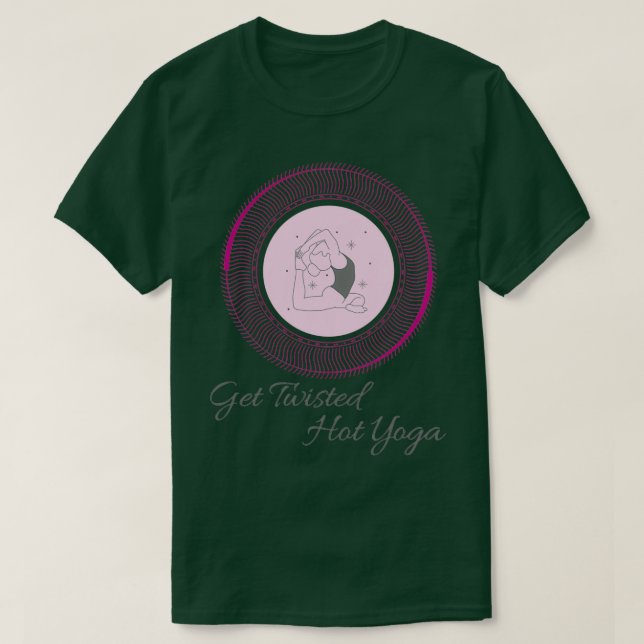 T-shirt Obtenir Twisted Hot Yoga Hot Yoga s 1 (Design devant)