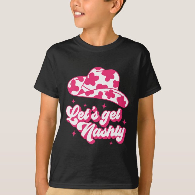 T-shirt Obtenons Nashty Bride Bridesmaid Par (Devant)