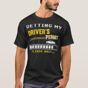 T-shirt Obtention de mon permis de conduire permis de cond