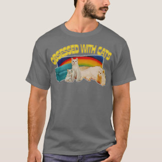 T-shirt Obtenu Avec Chats Retro Style Cadeau Amoureux des 