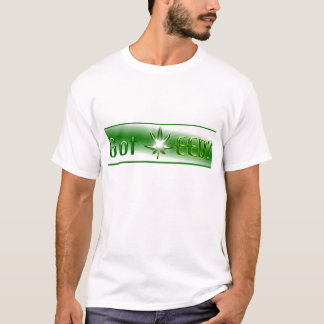 T-shirt obtenu de mauvaise herbe
