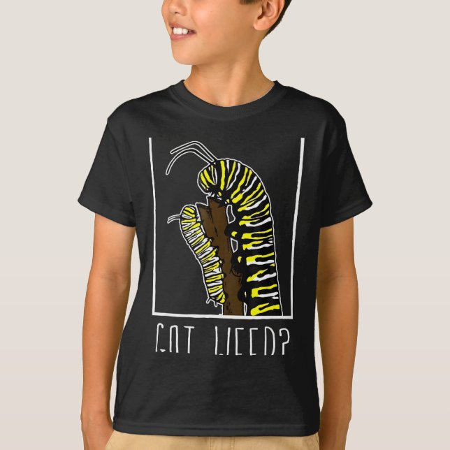 T-shirt Obtenu Herbe Drôle Monarque  (Devant)