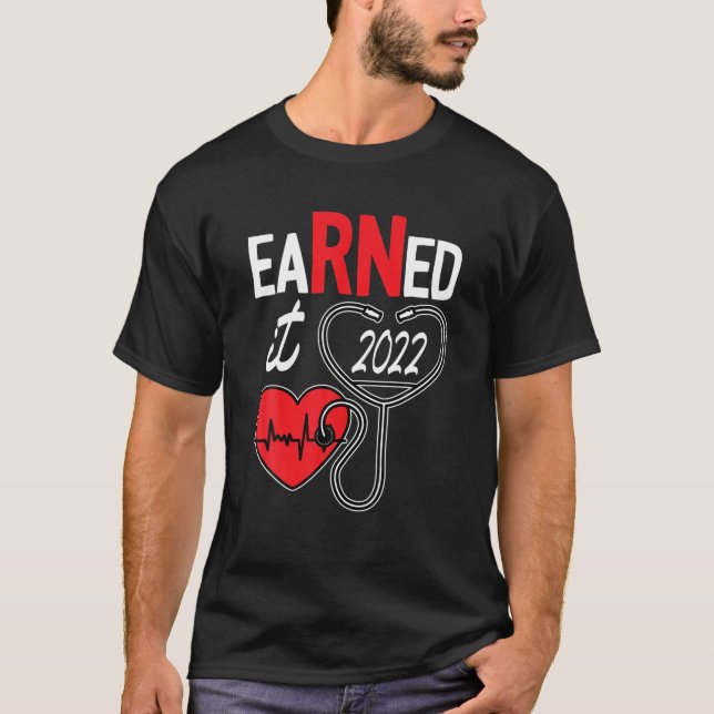 T-shirt Obtenu Il Infirmière Diplôme 2022 Infirmière Diplô (Devant)