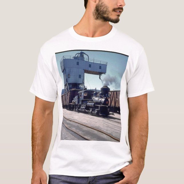 T-shirt OBW locomotive #1_Trains de Shay de 18 tonnes (Devant)