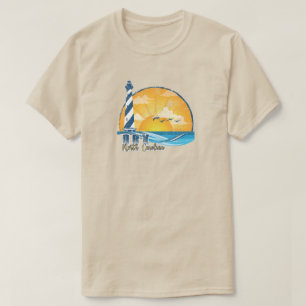 T-shirt OBX Banques extérieures coucher de soleil désorgan