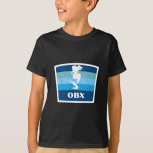 T-shirt Obx Caroline du Nord Nc Sirène Outer Nks Vacances