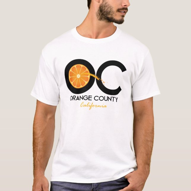T-shirt OC - Comté d'Orange, la Californie Apearal juteux (Devant)