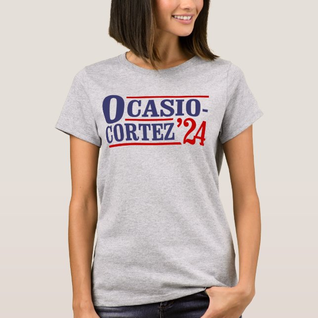 T-SHIRT OCASIO CORTEZ '24 (Devant)