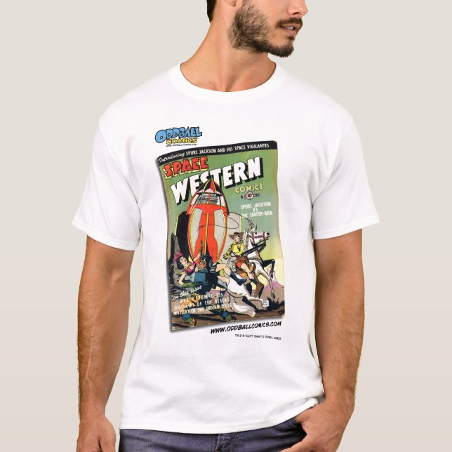 T-shirt occidental de l'espace (Devant)