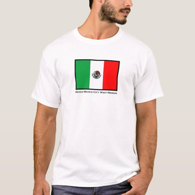 T-shirt occidental de mission du Mexique Mexico (Devant)