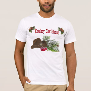 T-shirt occidental de Noël de cowboy