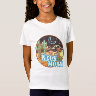 T-shirt occidental rétro Neon Moon