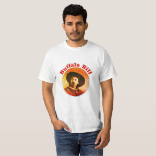 T-shirt occidental sauvage vintage de Buffalo Bill