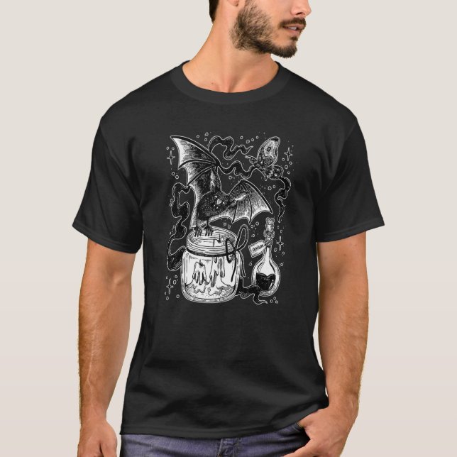 T-shirt Occult Goth Grunge Dark Wave Gothic Punk Premium (Devant)