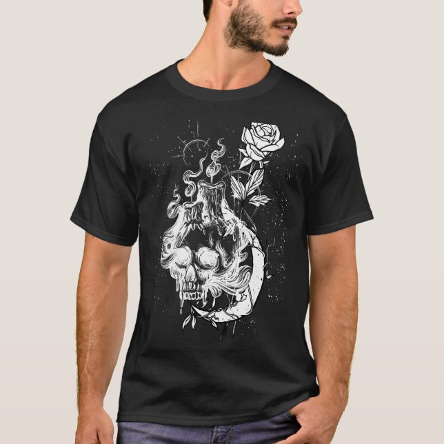 T-shirt Occult Goth Grunge Dark Wave Gothique Punk (Devant)