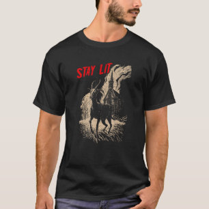 T-shirt Occulte Athée Noir Phillip Burning Church Restez L