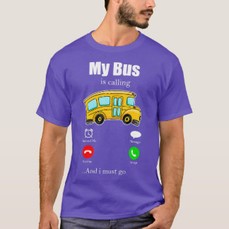 T-shirt Occupation des conducteurs de bus Arrêt de bus 1
