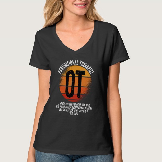 T-shirt Occupational Therapist OT Squad Healthcare Profess (Devant)