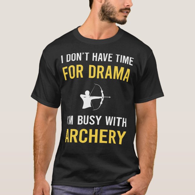 T-shirt Occupé Avec Arche Archer Archer Flèches Flèches Fl (Devant)