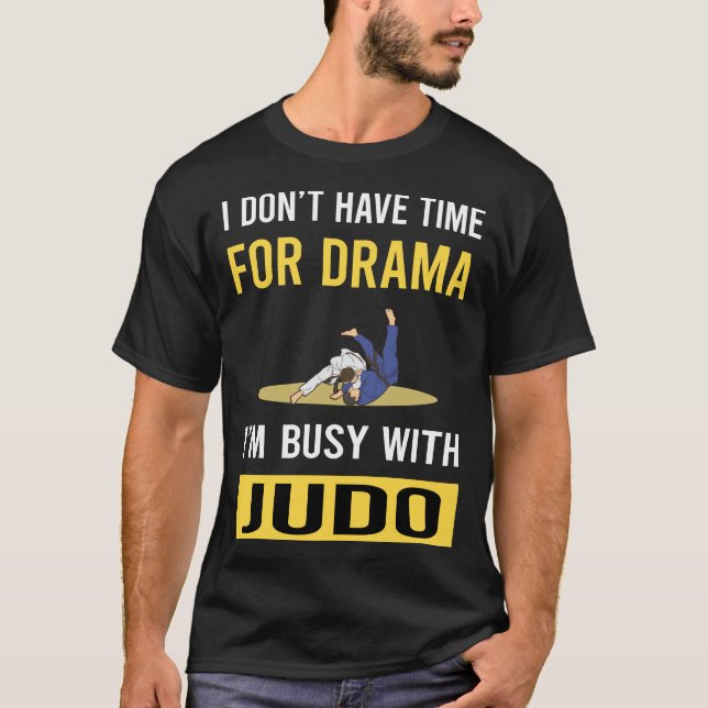 T-shirt Occupé Avec Judo (Devant)