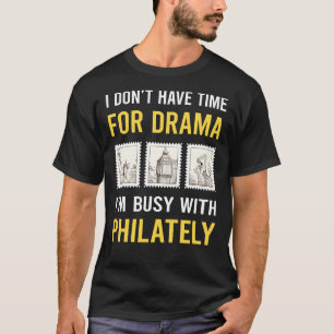 T-shirt Occupé Avec Timbre Postage Philatélique