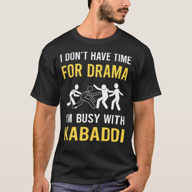 T-shirt Occupé Par Kabaddi Kabadi (Devant)
