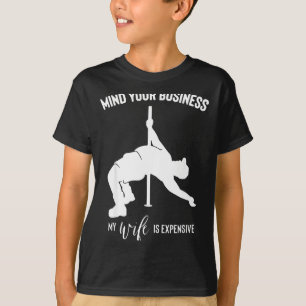 T-shirt Occupe-toi de tes affaires ma femme œuvre d'art co
