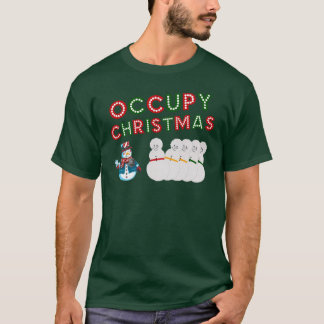 T-shirt Occupez le chandail de Noël