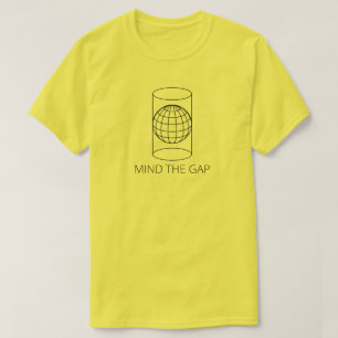 T-shirt Occupez-vous de Gap (projection de cylindrique -