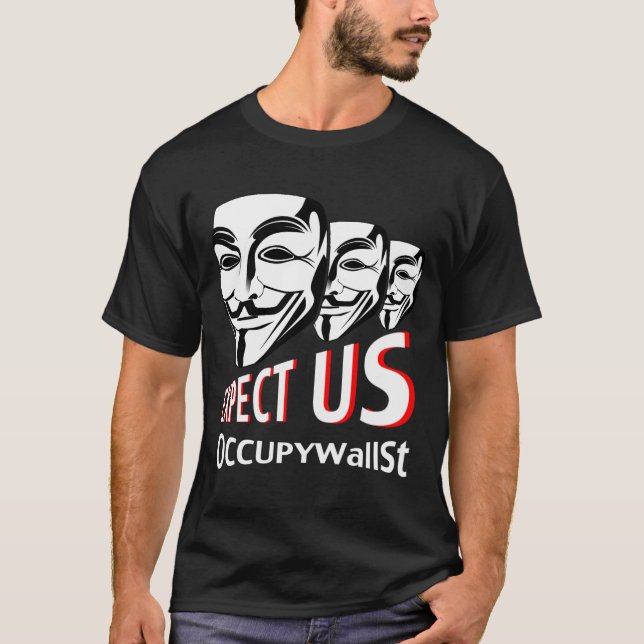 T-shirt Occupez Wall Street (Devant)