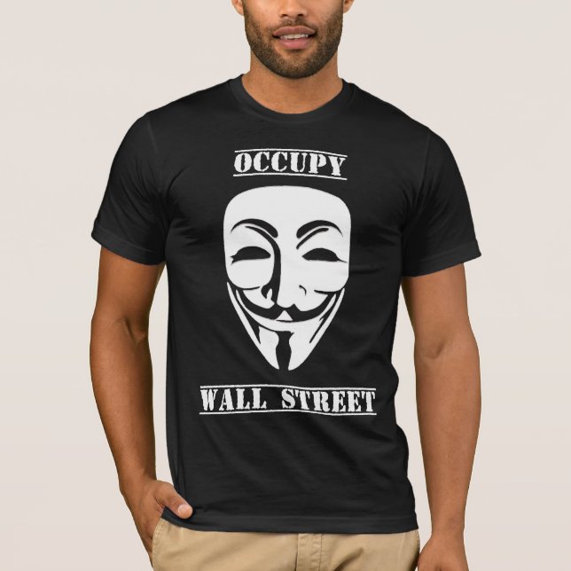 T-shirt Occupez Wall Street (Devant)