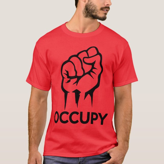 T-shirt Occupez Wall Street - nous sommes les 99% (Devant)