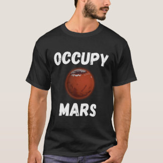 T-shirt Occupons Mars Terraform Voler Vers Mars Live Sur M