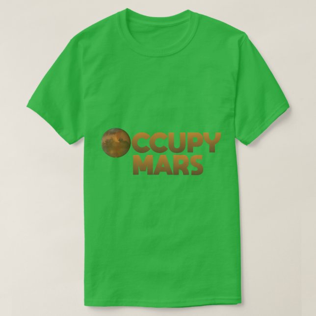 T-shirt Occupy Mars (Design devant)