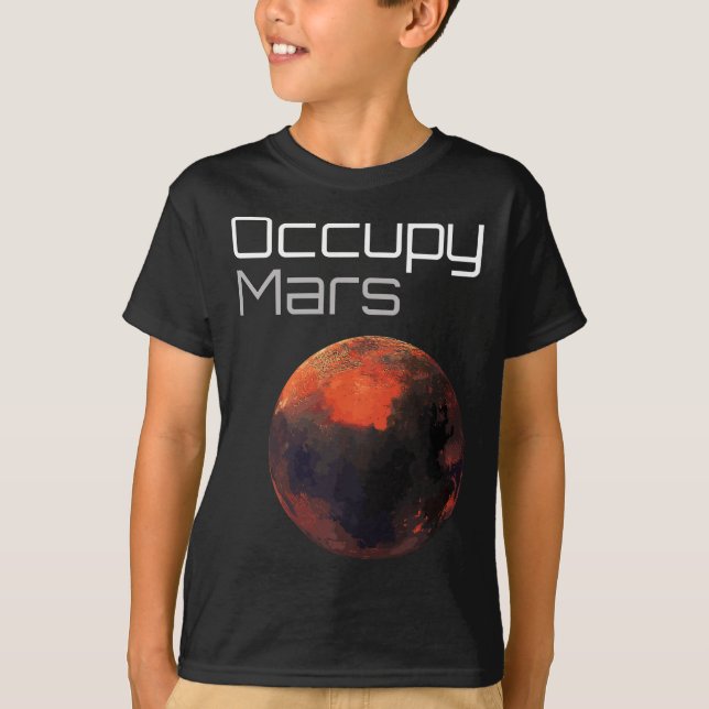T-shirt Occupy Mars (Devant)