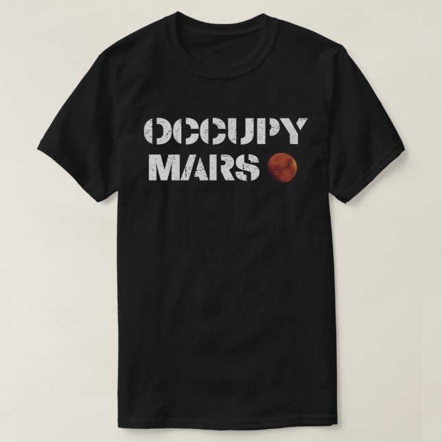 T-shirt Occupy Mars (Design devant)