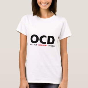 T-shirt OCD - Désordre obsédant de Cockatiel