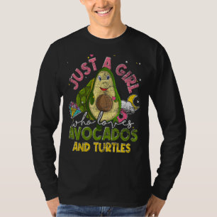 T-shirt Ocean Animal Juste Une Fille Qui Aime Avocados Et